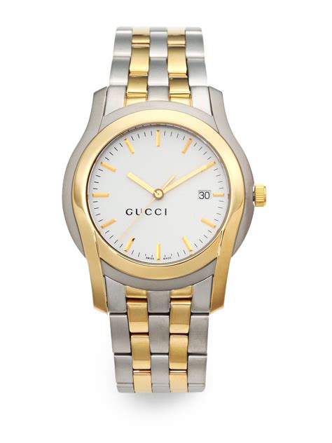 gucci watch 1992 gold|Gucci gold watch for men.